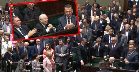 Burza w Sejmie. Zabrzmiało "sto lat" dla Kaczyńskiego