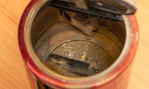 Wlej do czajnika. Kamień będzie odchodził całymi płatami