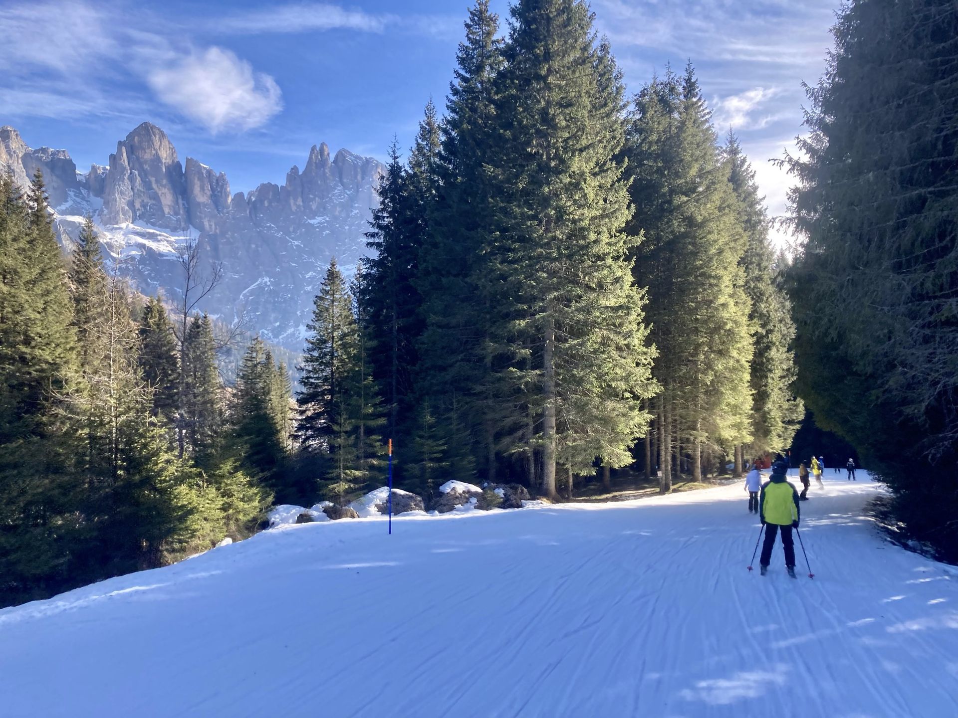 Narty w San Martino di Castrozza