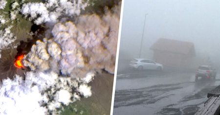 Erupcja wulkanu Etna. Katania cała w pyle
