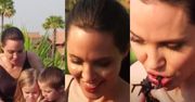 Angelina Jolie razem z dziećmi jedzą skorpiony i pająki... (FOTO)