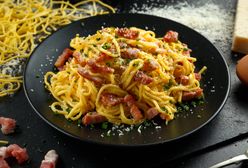 Spaghetti carbonara. Pierwszy przepis pochodzi z Ameryki
