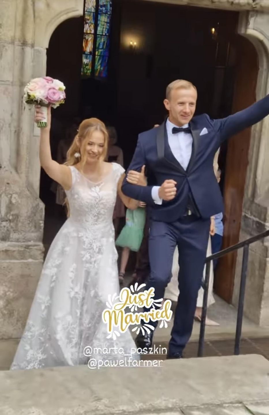 Marta Paszkin i Paweł Bodzianny wzięli ślub kościelny!