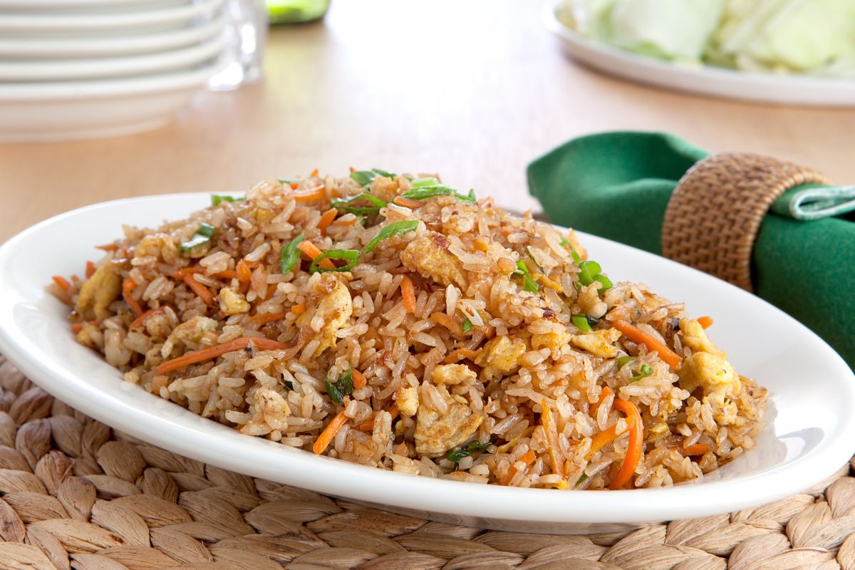 Fried rice is a quick and healthy dinner hack