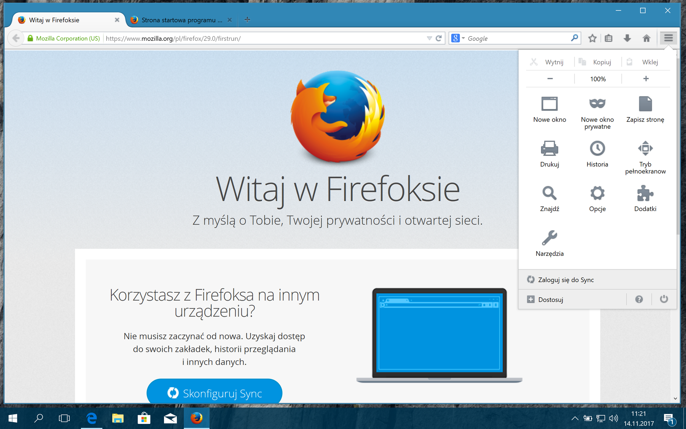 Firefox 29