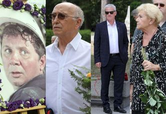 Pogrzeb Romana Kłosowskiego. Skromna reprezentacja przyjaciół pożegnała aktora (ZDJĘCIA)