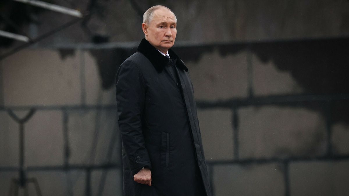 Putin sk?ada wieniec pod pomnikiem Ojczyzna
Mandatory Credit: Photo by Artem Priakhin/SOPA Images/Shutterstock (15121793r)
Russian President Vladimir Putin seen during the solemn mourning ceremony of laying flowers and wreaths at the "Mother Motherland" monument at the Piskarevskoye Memorial Cemetery. St. Petersburg celebrates an important historical date, 81 years since the complete liberation of Leningrad from the fascist blockade.
Russian President Vladimir Putin took part in a memorial event dedicated to the 81st anniversary of the complete liberation of the siege of Leningrad - 27 Jan 2025
Artem Priakhin/SOPA Images/Shutt