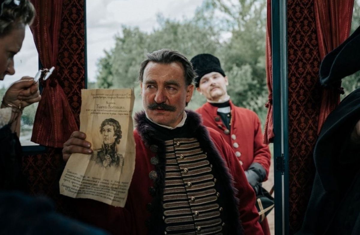 Robert Więckiewicz w "Kosie" jako rosyjski rotmistrz poluje na Kościuszkę nawołującego do buntu