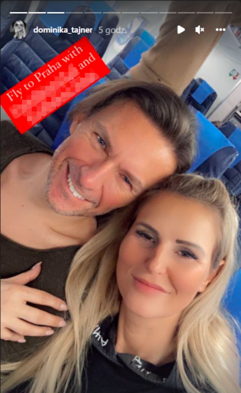 Dominika Tajner wybrała się z nowym partnerem do Pragi 