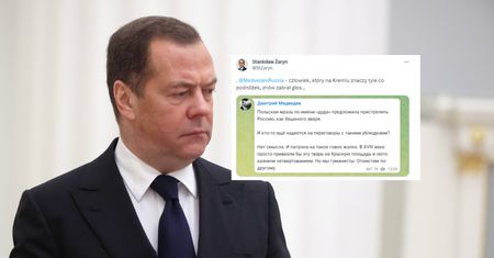 Reakcja z Polski na skandaliczny wpis Miedwiediewa o Dudzie