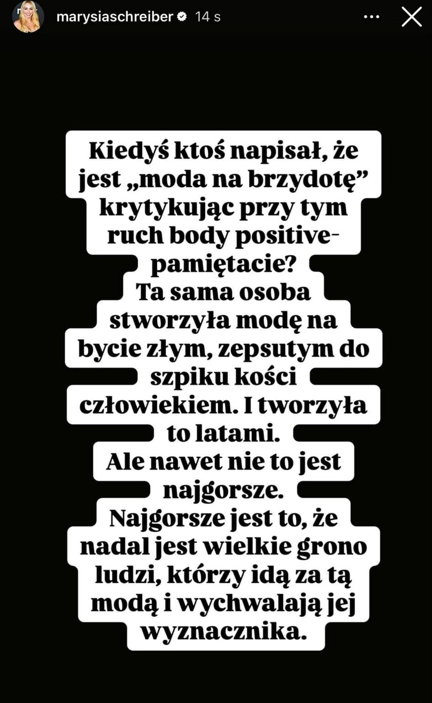 Marianna Schreiber oskarża Agnieszkę Kaczorowską