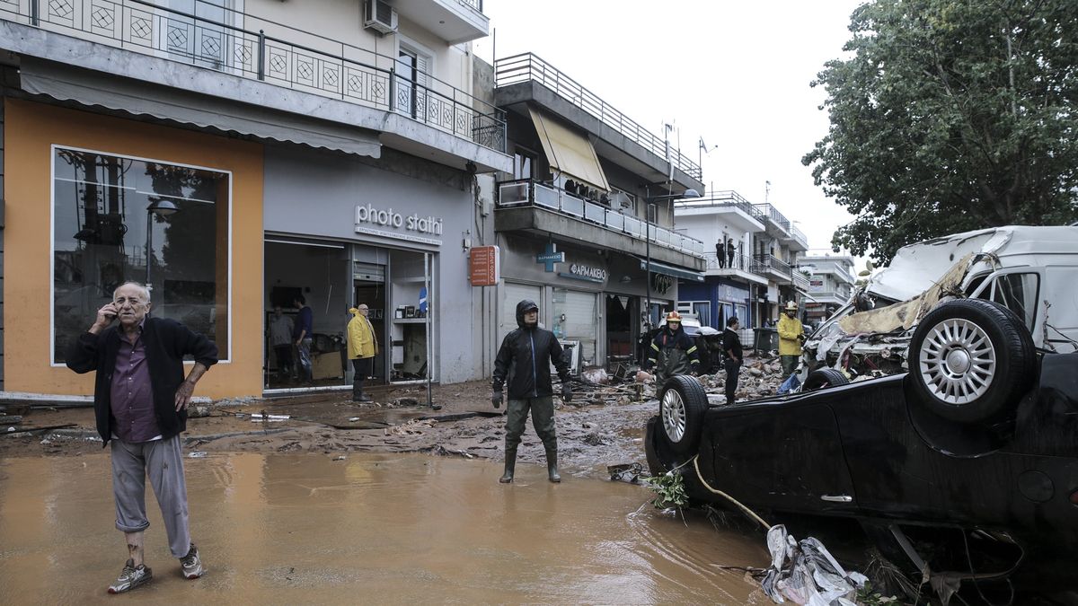 Grecja z powodziami mierzy się niemal każdego roku. Tu 2017 rok.