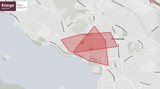 Awaria zasilania w centrum Szczecinka. Są problemy z internetem