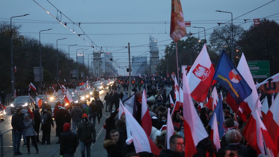 Warszawa. Marsz Niepodległości w 2020 r.