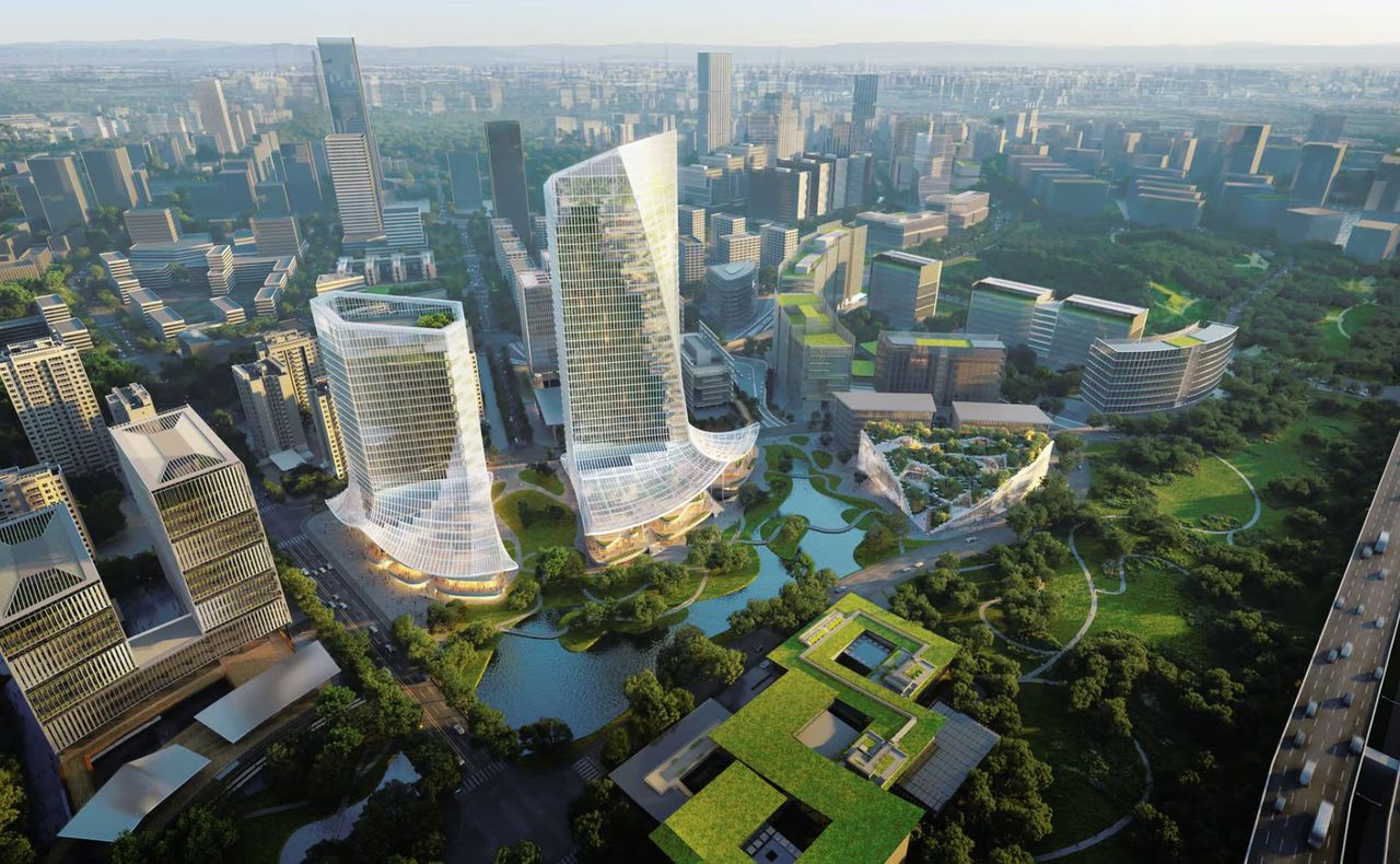 Chengdu Tianfu Software Park High Rise and Cultural Building