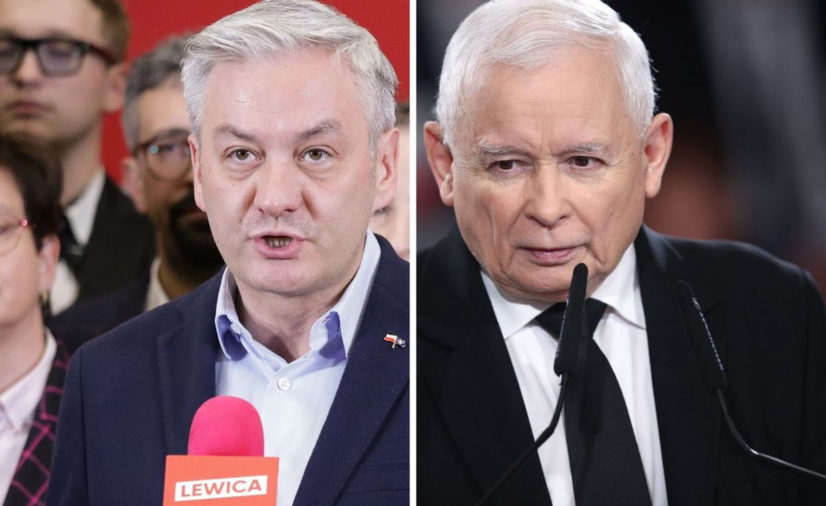 Robert Biedroń (Nowa Lewica), Jarosław Kaczyński (PiS)