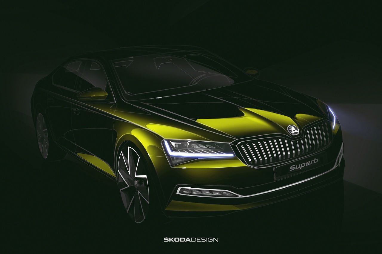 Skoda Superb po face liftingu (2019) (fot. Skoda Design)