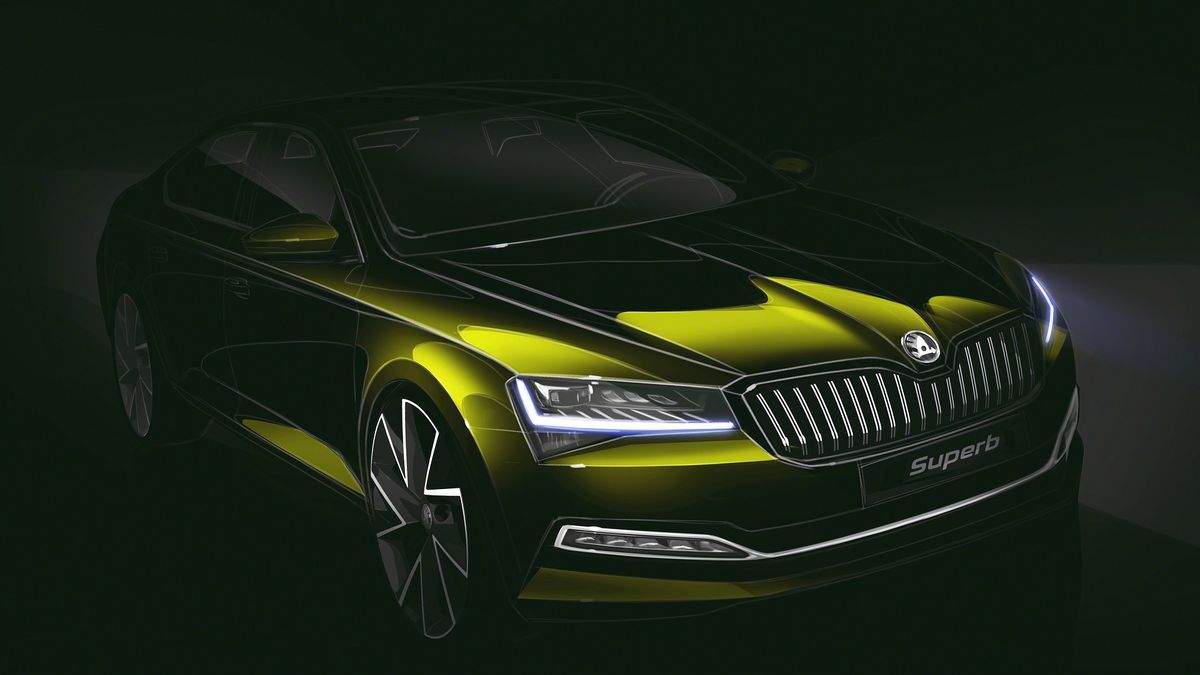 Skoda Superb po face liftingu (2019) (fot. Skoda Design)