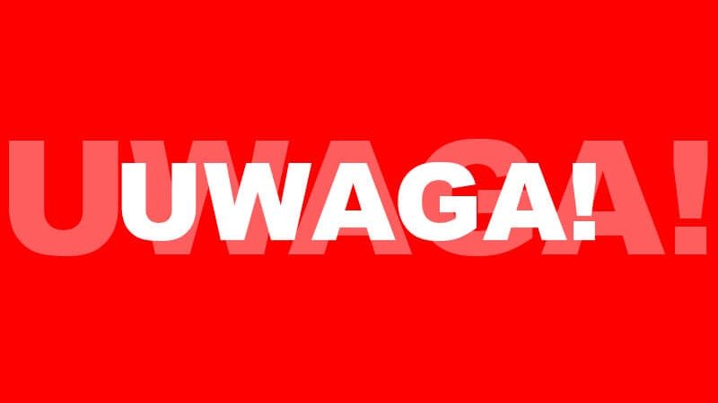 Zdjęcie ilustracyjne UWAGA