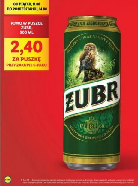 żubr na promocji lidl