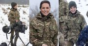 Kate Middleton uczy się OBSŁUGI GRANATNIKA, pomykając w moro po zaśnieżonym poligonie (ZDJĘCIA)