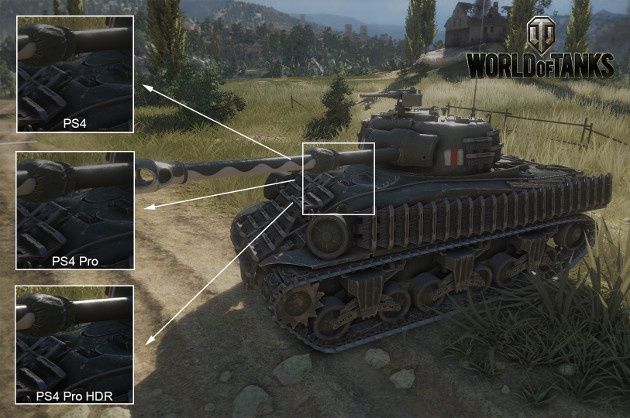 World of Tanks PS4 Pro HDR