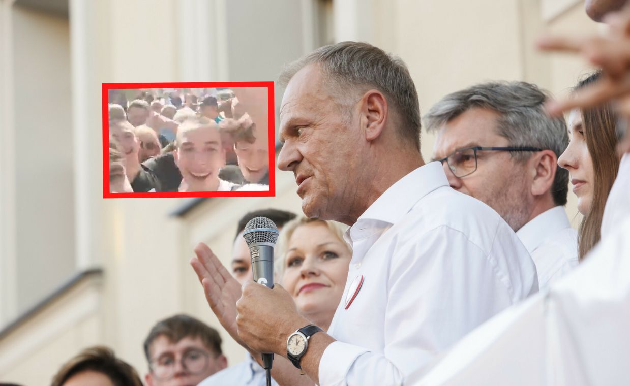 Tusk usprawiedliwił uczniów. "Mieli być na niemieckim"