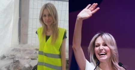Nowe osiągnięcie Magdy Ogórek: Pozuje ZE SZCZĄTKAMI OFIAR komunistycznego terroru... "Tańcz głupia tańcz na grobach!"