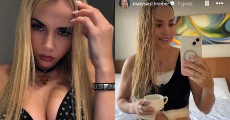 Marianna Schreiber wraca myślami do operacji biustu. "Sam implant, bez liftu"