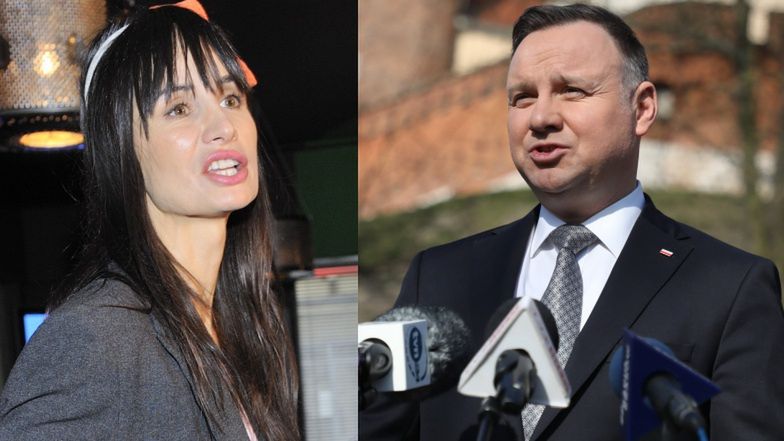 Viola Kołakowska i Andrzej Duda