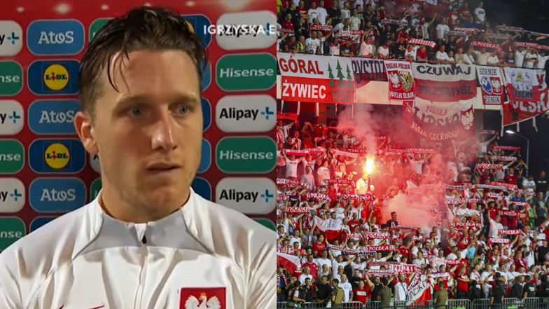 Piotr Zieliński KAJA SIĘ przed kamerą po przegranym meczu Polski z Mołdawią