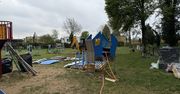 Plac zabaw przy Cmentarnej w Margoninie przechodzi gruntowną metamorfozę