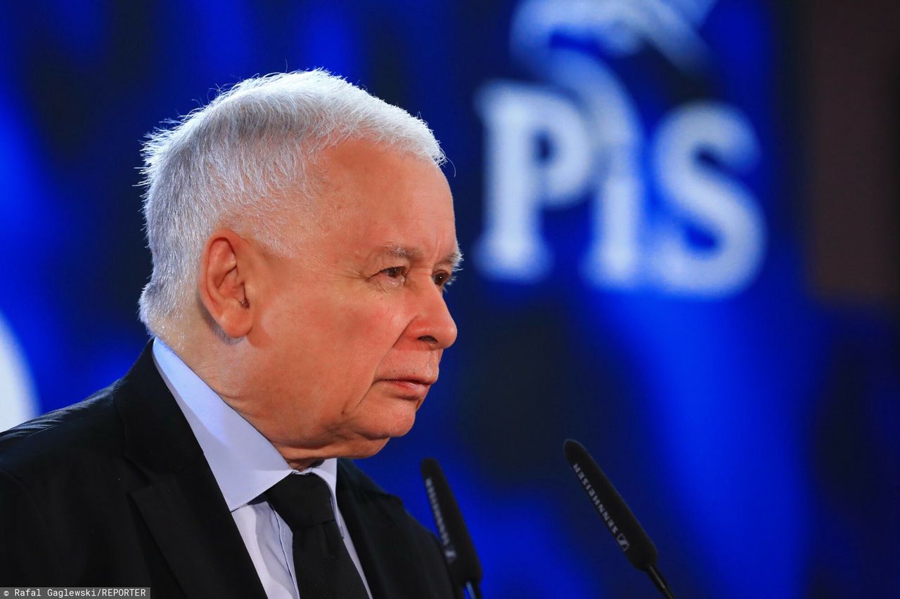 Prezes PiS Jarosław Kaczyński