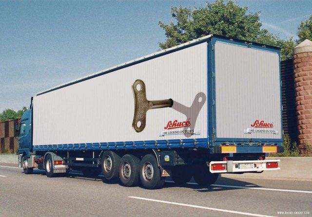 15 gigantycznych reklam na ciężarówkach - Photoshop vs. rzeczywistość 19