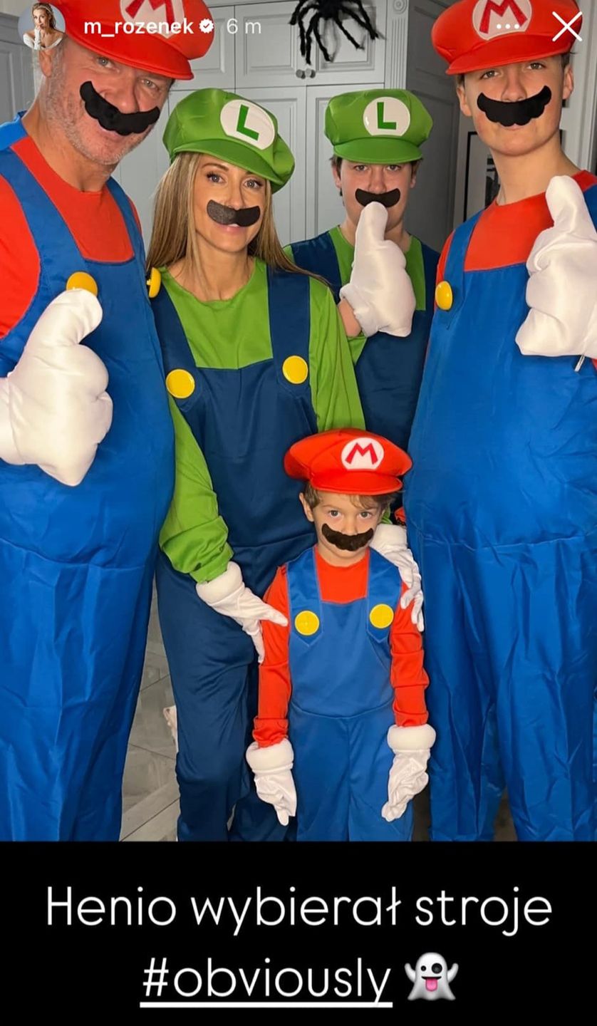 Tak Małgorzata Rozenek z rodziną przebrali się na Halloween