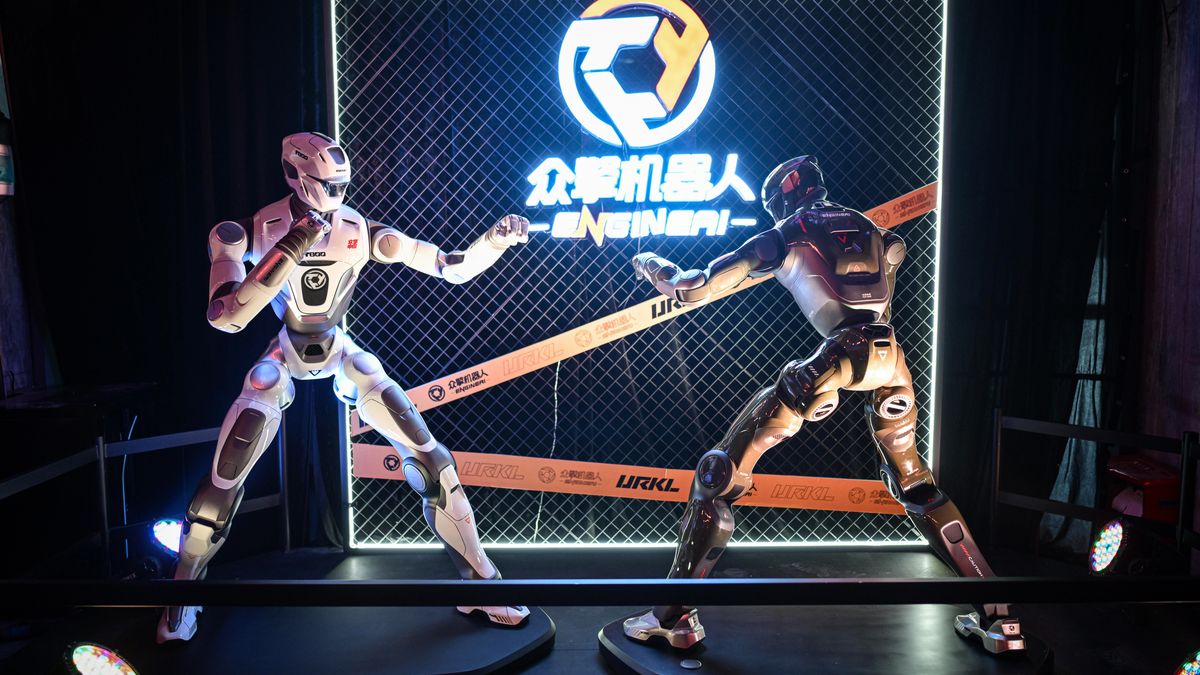Turnieju robotów humanoidalnych - zdjęcie ilustracyjne