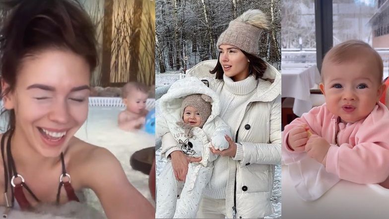 Klaudia Halejcio zabrała dziecko do pięciogwiazdkowego SPA 