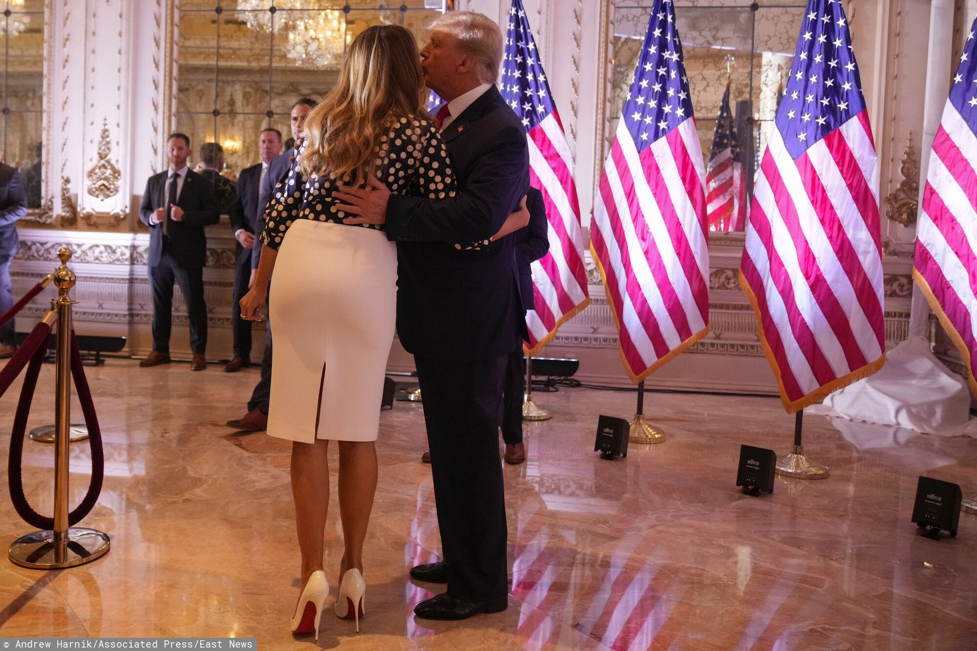 Melania Trump w stylizacji inspirowanej latami 50.