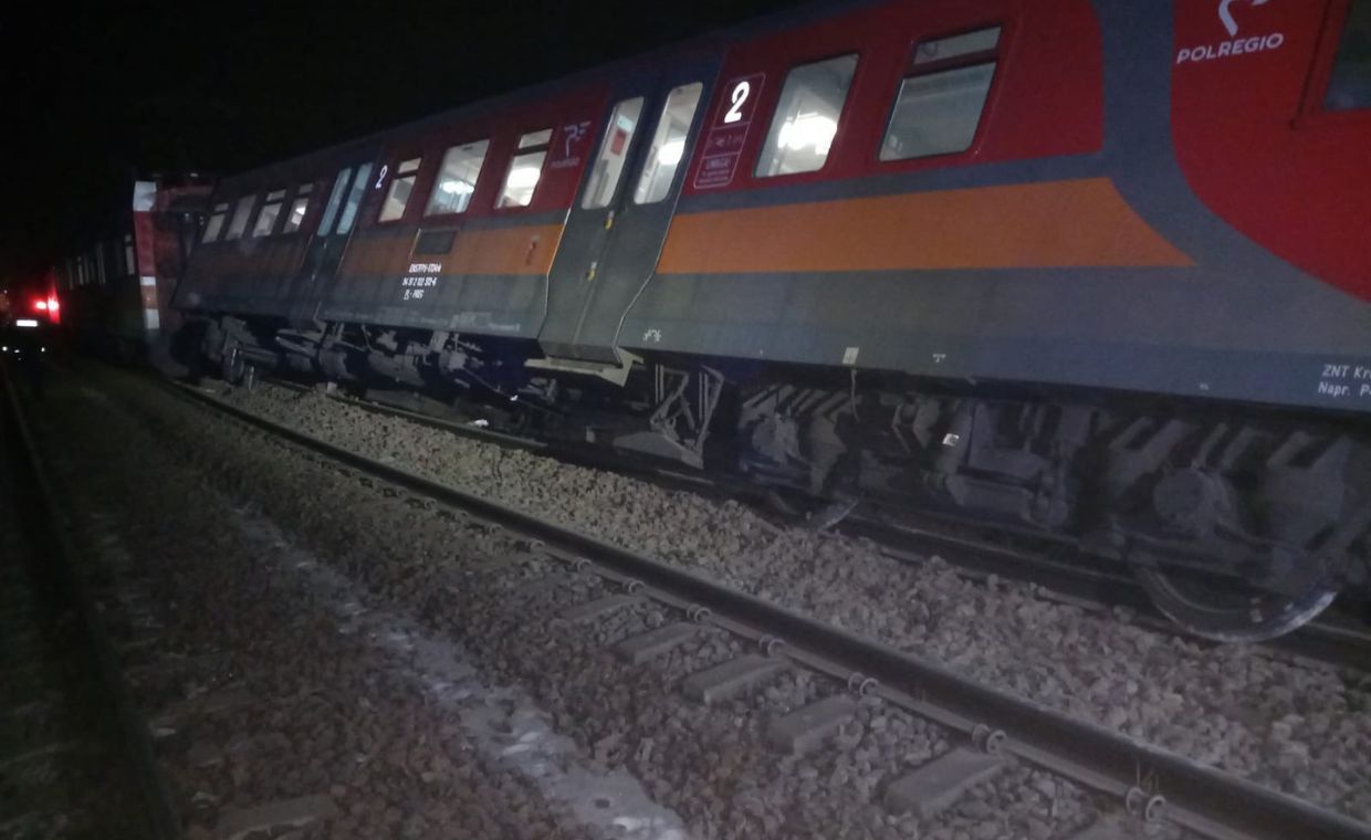 wiadomości,aktualności,WP Wiadomości Wykoleił się pociąg Polregio. 