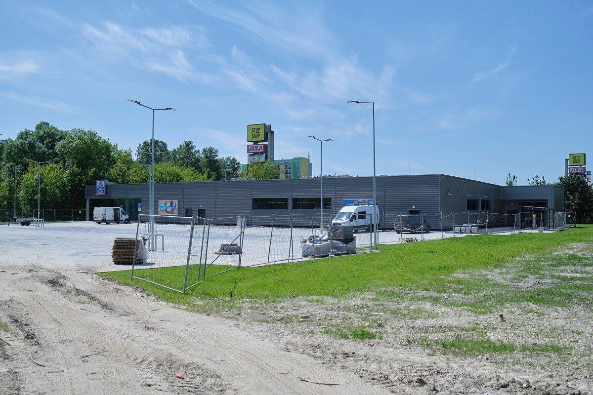 ALDI przy ul. Gospodarczej w Lublinie