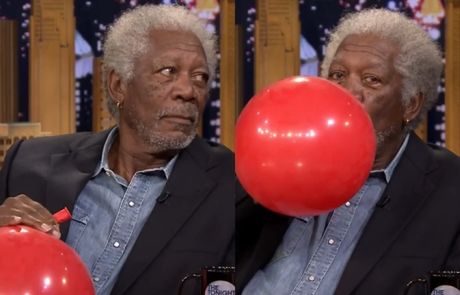 Morgan Freeman mówi na helu!