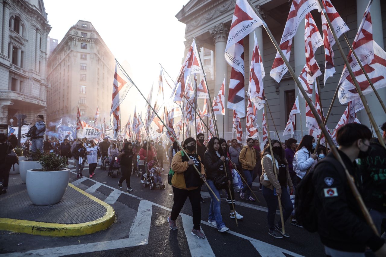 Masowy protest w Argentynie przeciwko drożyźnie 