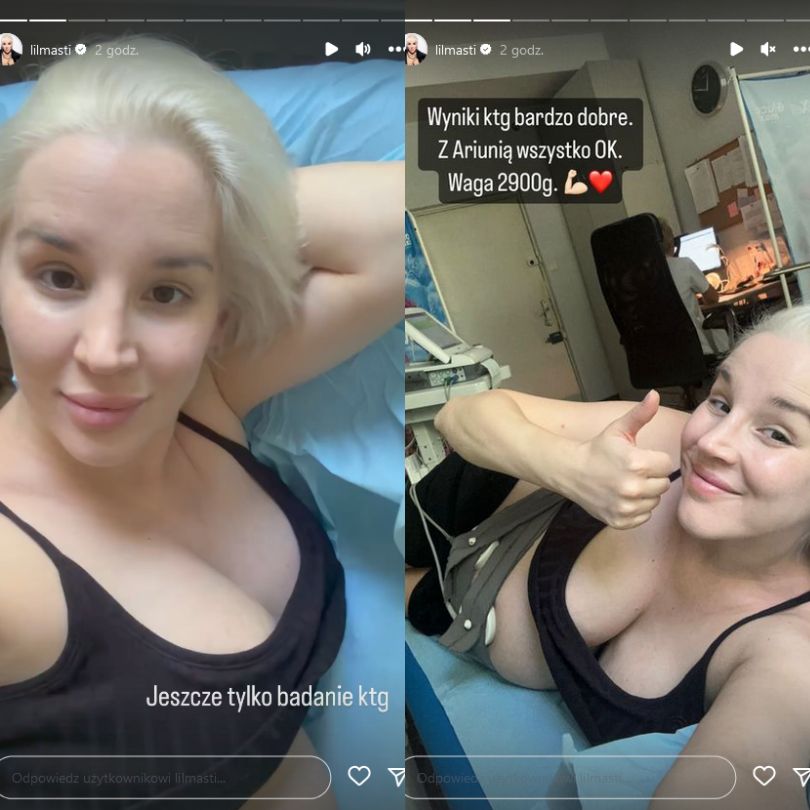 Lil Masti relacjonuje ostatnie chwile przed porodem