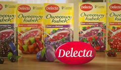 Owocowy Kubek Delecta reklamowany jako „kisiel, który rozgrzewa smakiem” (wideo)