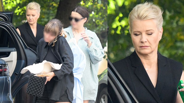 Małgorzata Kożuchowska paraduje po stolicy w odważnej stylizacji