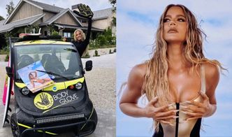 Khloe Kardashian pręży się na plaży w kostiumie kąpielowym, promując swój kolejny biznes (ZDJĘCIA)