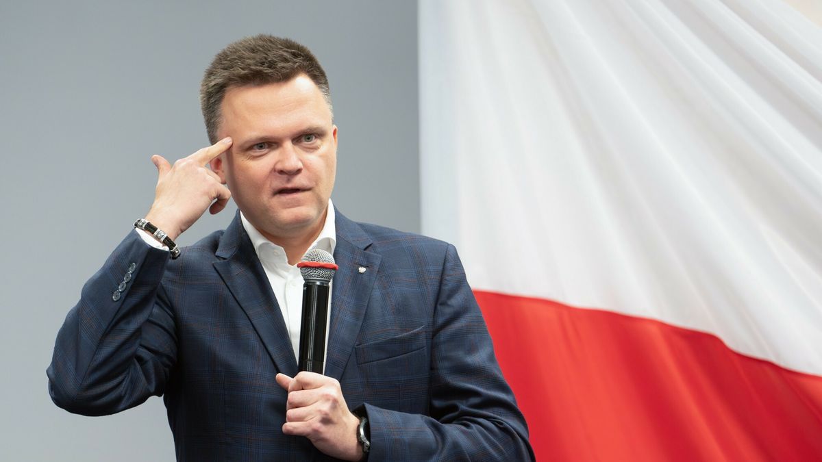 Spotkanie marsza?ka Sejmu Szymona Ho?owni z mieszka?cami Kra?nika
Fot. Krzysztof Radzki/East News, 14.10.2024. Krasnik.
Spotkanie marszalka Sejmu Szymona Holowni (n/z) z mieszkancami Krasnika.
Krzysztof Radzki