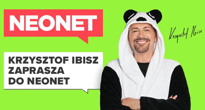 „Pan da i panda” - Krzysztof Ibisz reklamuje Neonet (wideo)