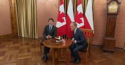 Premier Kanady Justin Trudeau z wizytą w Polsce. Spotkał się z prezydentem i premierem