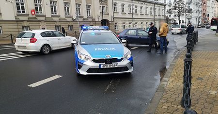 Utrudnienia w centrum Lublina. Uszkodzone auto blokuje dwa pasy ruchu
